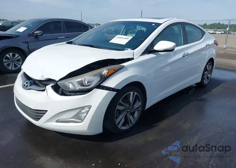 2014 Hyundai Elantra Limited из США, поврежденный, VIN 5NPDH4AE0EH488176